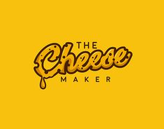 the cheese maker logo on a yellow background