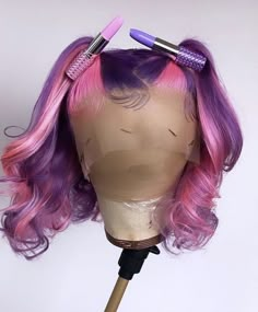 Pink Iris, Inspired Hairstyles, Body Wave Lace Front Wig, Wave Lace Front Wig, Fake Hair, Lace Hair, Front Lace Wigs Human Hair