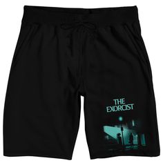 Lounge around with your favorite horror films and these men’s sleep shorts! Crafted with high-quality French Terry material, these officially licensed The Excorcist lounge shorts provide superior comfort and durability. A big, colorful graphic of the movie’s iconic title art is prominently featured on the shorts’ left leg, while the elastic waistband with a drawstring not only ensures a secure fit but also adds a touch of style to your loungewear. These shorts come in bold black, making them ver