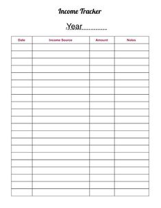 a printable worksheet for an invoice tracker with the words,