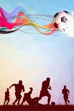 football poster creative minimalist olahraga backgrounds simple landscape pngtree