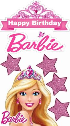 Barbie Cake Topper Printable, Barbie Cake Topper, Barbie Cake Designs, Barbie Doll Birthday Cake, Cake Topper Printable, Doll Birthday Cake, Doll Cake Topper