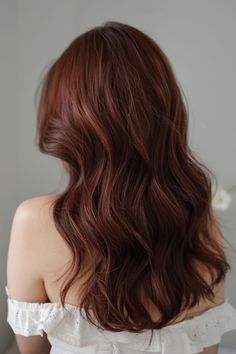 Red Tone Brown Hair, Rich Auburn Hair Color, Cherry Brown Hair Color, Auburn Brown Hair Color, Rich Auburn Hair, Natural Auburn Hair