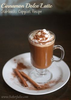 cinnamon dolce latte with starbuck's copycat recipe