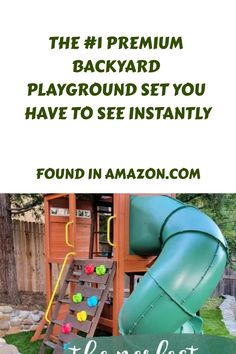 the backyard playground set you have to see instantly found in amazon