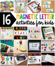 lots of different activities for kids to do with magnets