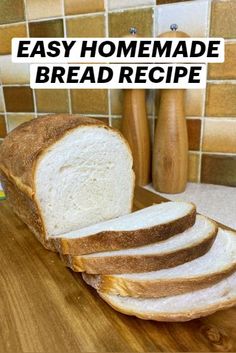 sliced loaf of bread sitting on top of a wooden cutting board