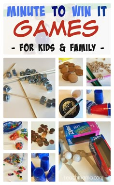 a collage of games for kids and family