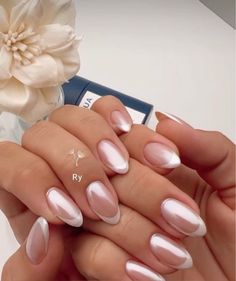 #frenchnails #trendy #nails Summery Nails, Casual Nails, Pearl Nails, Neutral Nails, Bridal Nails, Prom Nails, Classy Nails