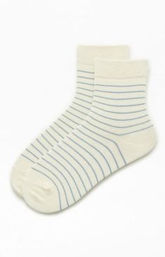 Light Blue Striped Ankle Socks Aesthetic Socks, Pretty Socks, Socks Aesthetic, Fun Socks, Shop Light, Cute Preppy Outfits, Striped Socks, Cute Socks, John Galt