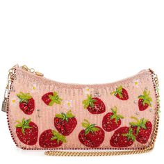 Strawberry Fields Crossbody by Mary Frances Image 1 Novelty Handbags, Pink Backdrop, Strawberry Fields, Pretty Bags, Minimalist Nails, Fiery Red, Virtual Closet