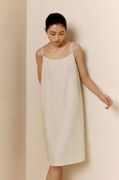 Silk Cotton Slip Pajama Dress – NEIWAI Elegant Cotton Summer Sleepwear, Elegant Summer Cotton Sleepwear, Elegant Cotton Sleepwear For Summer, Summer Sleeveless Silk Nightgown, Silk Summer Nightgown, Sleeveless Silk Nightgown For Summer, Solid Summer Sleep Dress, Summer Silk Sleepwear, Silk Summer Nightgown For Sleep