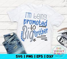 Big Brother Svg, Promoted To Big Brother, Cute Svg, Family Svg, This Boy, File Types, Digital Cut File, Big Brother, Make And Sell