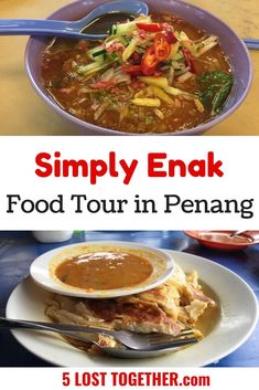 the cover of simply enak food tour in pemang