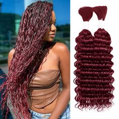 PRICES MAY VARY. Length and weight :The length braiding human hair is from 16’’ to 28’’, and the weight is 50g per pack. One pack has 1 bundle braids. If you like full head braids, we recommend you purchase 4-5 packs. Hair Quality:Bulk Human Hair for Micro Braiding Hair is made with 100% Raw and Unprocessed Human Hair, All the cuticles intact and aligned in the same direction. Hair Material:The human hair for braiding is made of 100% unprocessed 10A Brazilian virgin human hair, Natural and healt Head Braids, Head Braid, Braids Knotless, Braids Cornrows, 2 Braids, Black Hair Dye, Bohemian Braids, Micro Braids, Deep Wave Hairstyles