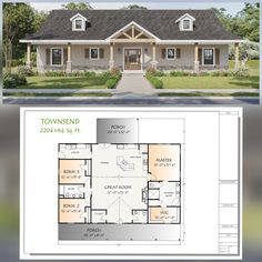 two story house plans with front porch and second floor