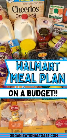 the walmart meal plan on a budget