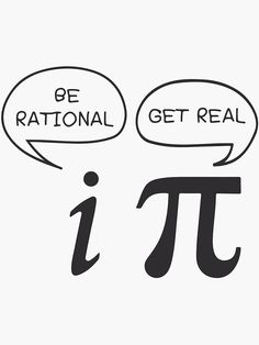 two speech bubbles that say, be national get real i pi