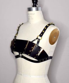 Cloth Reference, Style Harness, Leather Bra, Leather Clothing, Leather Lingerie, Jersey City, Leather Work