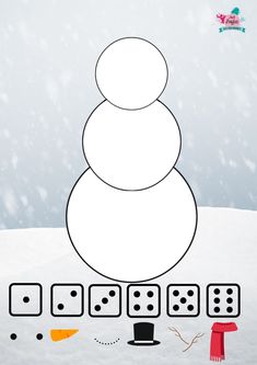 a snowman is shown in the middle of a game