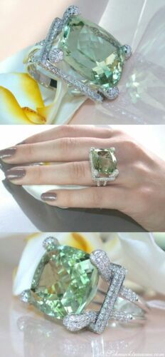 Jewelry Beautiful, Bling Rings, Fabulous Jewelry, I Love Jewelry, Diy Schmuck, Gorgeous Jewelry, Pretty Jewellery, Green Stone, Cocktail Ring