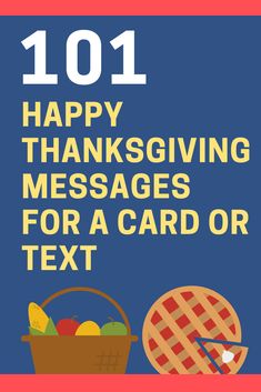 a blue background with the words 1011 happy thanksgiving messages for a card or text