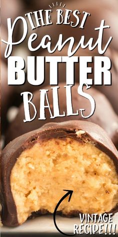 the best peanut butter balls recipe