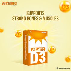 Elevate Your Health with Vitallfit D3 SoftGel Capsules. Experience the Power of Vitamin D for Stronger Bones, Immune Support and Overall Wellness.  Buy Now from Amazon : www.amazon.in/vitalfit/  #VitaminD #BoneHealth #ImmuneBoost #Vitalfit #VitalfitD3 #vitaminsupplement #boostimmunity #musclestrength #immunity #WPPL #WingsPharma Amazon Advertising, Strong Bones, Essential Vitamins, Overall Health, Immune Support, Vitamin Supplements, Bone Health, Immune Boosting, Vitamin D