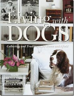 the cover of living with dogs magazine