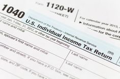 tax form with 1040 - w and u s individual income tax return