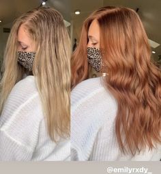 Hair Color Ginger Blonde, Red Tint Blonde Hair, Natural Red Hair With Shadow Root, Copper Hair From Blonde, Going From Blonde To Red Hair, Red Hair By Skin Tone, Blonde To Redhead, Red Hair On Blond Hair, Blonde To Cooper Before And After