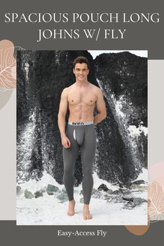 Discover the ultimate comfort with our Spacious Pouch Long Johns! Made from soft TENCEL™ Modal Fibers, these long johns feature a convenient fly and are perfect for chilly days. Stay warm in style! 🧣🔥 Pouch Design, Long Johns, Extra Rooms, Stay Warm, In Style, Pouch, Design