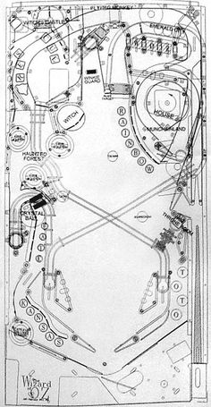 a drawing of a plan for a train station