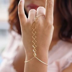 Gold Diamond Slave Bracelet, Festival Hand Bracelet, Gold Hand Chain, Adjustable Bracelet, Finger Bracelet, Gold Minimalist Dainty Jewelry by BreakingHeartsJewels on Etsy Finger Bracelet Hand Chain, Finger Bracelet Gold, Hand Bracelet Gold, Gold Hand Chain, Hand Jewelry Rings, Ring Bracelet Chain