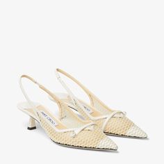 Casual Wedding Shoes, White Fishnets, Slip On Dress Shoes, Kitten Heel Pumps, Mary Jane Heels, Jimmy Choo Shoes, Slingback Pump