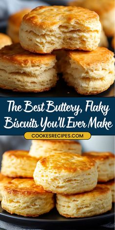 Get ready for the best biscuits of your life! These are incredibly light, flaky, and bursting with buttery flavor. #biscuits #homemadebiscuits #flakybiscuits #butterybiscuits Soft Flaky Biscuits, Easiest Biscuits Ever, Biscuit Recipe With Egg, Biscuit Easy Recipe, Moist Biscuits Homemade, Light And Fluffy Biscuits Easy Recipes, Best Biscuit Recipe Homemade, The Best Biscuits Ever, Easy To Make Biscuits