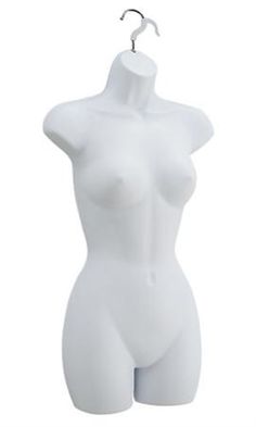 Female Hanging Form Female Torso, Fashion Forms, Body Form, Female Clothing, English Rose, White Jersey, Selling On Poshmark, Injection Moulding, Clothing Rack