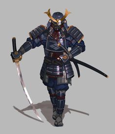 Fantasy Samurai, Samurai Warrior Tattoo, Samurai Wallpaper, Ninja Art