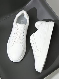 SIZE NOTE:Please be sure to measure the length anddimension of your feet before choosinga size, which help you choose right size
[EXCELLENT QUALITY]these mens sneakers shoes are made of excellent quality PU leather and have undergone meticulous processing to create a smooth and clean surface. The soft lining and advanced craftsmanship make the shoes durable and comfortable.
[CLASSIC COLOR]these casual shoes for men come in three colors: white, black, and brown. The smooth and sleek design, versa Boys White Shoes, Mens Business Casual Shoes, Casual Mens Shoes, Shoes Stylish, Casual Shoes For Men, Business Casual Shoes, Skateboarding Shoes, Mens Fashion Classic, Casual Dress Shoes