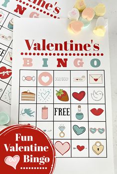 This fun printable Valentine Bingo game is the perfect addition to your next Valentine's Day party. Super simple, and such fun to play. #valentine #valentinesday