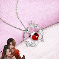 ✨ Stunning Design: This beautiful necklace features intricate details inspired by the beloved characters Hua Cheng and Xie Lian from the popular series. -Perfect for Cosplay: Elevate your cosplay game with this statement piece, designed to complement any Tian Guan Ci Fu costume. 💖 Unique Gift Idea: An ideal present for anime lovers, this necklace makes a thoughtful Valentine's gift for that special someone. -Comfortable Wear: Crafted with lightweight materials, this choker chain ensures a comfo Hua Cheng Necklace, Xie Lian Cosplay, Costume Unique, Hua Cheng, Anime Jewelry, Chain Accessories, Choker Chain, Popular Series, Valentine's Gift