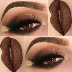 Pretty Lipstick Colors, Looks For Green Eyes, Warm Eyeshadow, Makeup Looks For Green Eyes, Eye Makeup Designs, Evening Makeup, Fall Makeup