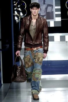 Dolce And Gabbana Runway, Fashion 2000, 90s Runway Fashion, Fashion Things, Gay Aesthetic, Archive Fashion, Menswear Fashion Show