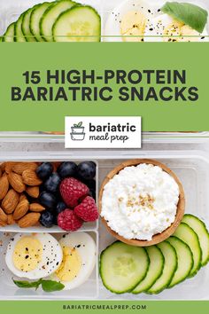 Bariatric Snacks, High Protein Bariatric Recipes, Bariatric Friendly Recipes, Bariatric Diet, Bariatric Eating, Bariatric Recipes, Fat Burning Foods, Good Healthy Recipes