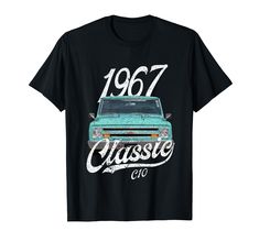 a black shirt with an old car and the words'667 classic co on it