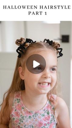 47K likes, 347 comments - its.lauren.reed op September 4, 2024: "It’s spooky season! How fun is this spider hairstyle?? 🕷️ You could do it as one big bun or as two space buns! You just need 4 pipe cleaners and a couple of hair ties!! More spooky season hairstyles to come 🎃 #halloweenhairstyles #halloweenhair #kidshairstyles #kidshair #momsofinstagram #hairstyles #hairtutorial #spookyseason #hairideas #halloween". Crazy Hair Day Spider Bun, Pumpkin Space Buns Hair, Toddler Spooky Hair Day, Halloween Bun Hairstyles, Crazy Hair Day Pumpkin Bun, Halloween Space Buns, How To Do Two Space Buns