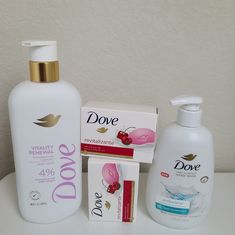 New And Fresh Full Sizes 4 Piece Dove Bathroom Beauty Self Care Bundle / Value Set 1 Dove Vitality Renewal 4% Body Wash Full Size 2 Dove Revitalizing Cherry Chia Beauty Soap Bars 1 Dove Care Protect Antibacterial Handwash Sold As A Set Only! All Are Brand New, No Seals Dove Soap Body Wash, Dove Body Care, Dove Products, Caress Body Wash, Beauty Self Care, Dove Soap, Best Body Wash, Dove Body Wash, Beauty Bundle