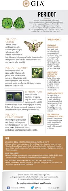 Peridot Buying Guide. Peridot Color, Peridot Jewelry, Green Peridot, August Birth Stone, Gem Stone