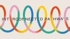 an advertisement for the olympics games with colorful rings in front of it and text that reads,