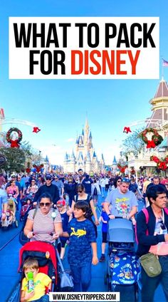 What to Pack for Disney Travel Packing Tips, Disney Vacation Planning